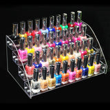 Clear/Transparent Nail Polish Rack Multi layers Cosmetic Varnish Display Stand Holder Manicure Tool Organizer Storage Shelf