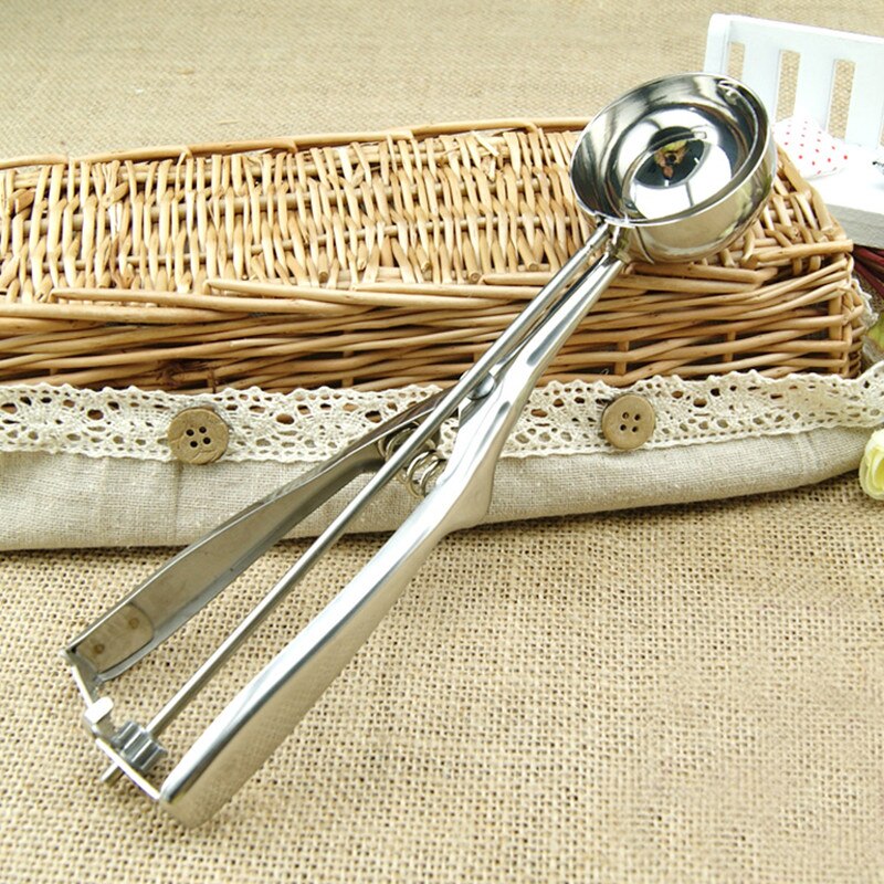 Ice Cream Spoon Useful Stainless steel Ice Cream Scoop Cookies Dough Disher Spoon Potato Masher Watermelon Spoon