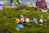 XBJ113 Mini 8pcs Small octopus decoration supplies moss micro landscape deco  Garden deco Creative handicrafts