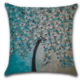 BZ148 Luxury Rich Tree and Flowers Cushion Cover Pillow Case Home Textiles supplies decorative throw pillows chair seat
