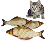 Cat Favor Fish Dog Toy plush Stuffed Fish Fish Shape Cat Toys catnip Scratch Board Scratching Post For Pet Dogs Product Supplies