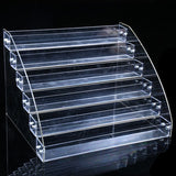 Clear/Transparent Nail Polish Rack Multi layers Cosmetic Varnish Display Stand Holder Manicure Tool Organizer Storage Shelf