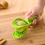 New Egg Mushroom Fruit Slicer With Long Handle Eggs Fruit Sectioner Kitchen Accessories Kitchen Cooking Tool