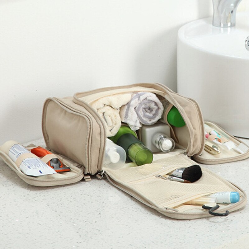Hot High Quality Travel Hanging Cosmetic Multi-function Bag Large Capacity Multifunction travel toiletry bag Secondary image