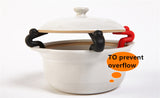 Multifunction 2 PCS/lot Spoon Rests Pot Clips silicone prevents spill soup overflowing cooking Gadgets tools