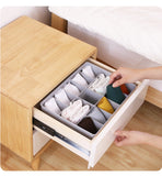 Multi-size Underwear Organizer Storage Can Adjust The Partition Drawer Closet Organizers Boxes For Bras Briefs Socks Ties Scarfs