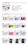 Women PVC Cartoon Card Holder Credit Student Cute ID Cards Wallet Passport Business Bancaire Card Holder Protector