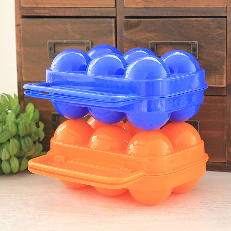 Outdoor Picnic Portable Plastic 6 Case Egg Case Egg Box Secondary image