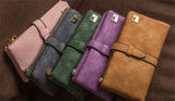 Fashion Luxury Brand Women Wallets Matte Leather Wallet Female Coin Purse Wallet Women Card Holder Wristlet Money Bag Small Bag
