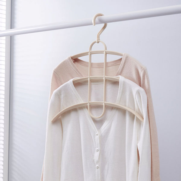 Multilayer Fish Bone Shape Stainless Steel Clothing Storage Racks Clothes Hanger Storage Holder Wardrobe Laundry Drying Rack