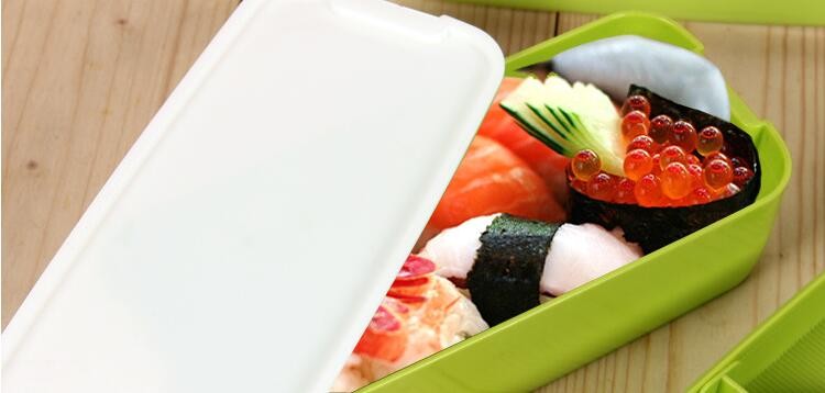 New Design 750ml Collapsible Portable Lunch Box Microwave Oven Lunch Bento Boxes Folding Lunchbox Eco-Friendly