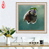 DIY 5D Diamond Embroidery The Little Bird Round Diamond Painting Cross Stitch Kits Diamond Mosaic Home Decoration