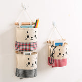 Wall Door Closet Hanging Storage Bag Organizer Wall Mount/Over The Door Magazine Storage Pockets