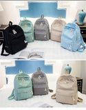 New Women Backpack Fashion School Bag For Teenage Girls Cute Student Backpacks Velour Casual Ladies Schoolbag mochila