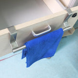 Bathroom Door Kitchen Towel Over Holder Drawer Hook Storage Scarf Hanger Cabinet Hanging Stainless Steel Towel Rack Leading Life
