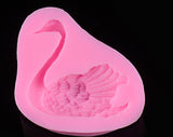 New Brand Fondant  Bakeware Cake 3D Mould Swan Shaped Party Decoration Cake Tools DIY Wedding Silicone Baking Moulds