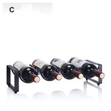 Modern Simple Superposition Wine Rack Ornaments Wine Bottle Holder Wine Cabinet Iron Creative Wine Rack More Type Can Be Choose