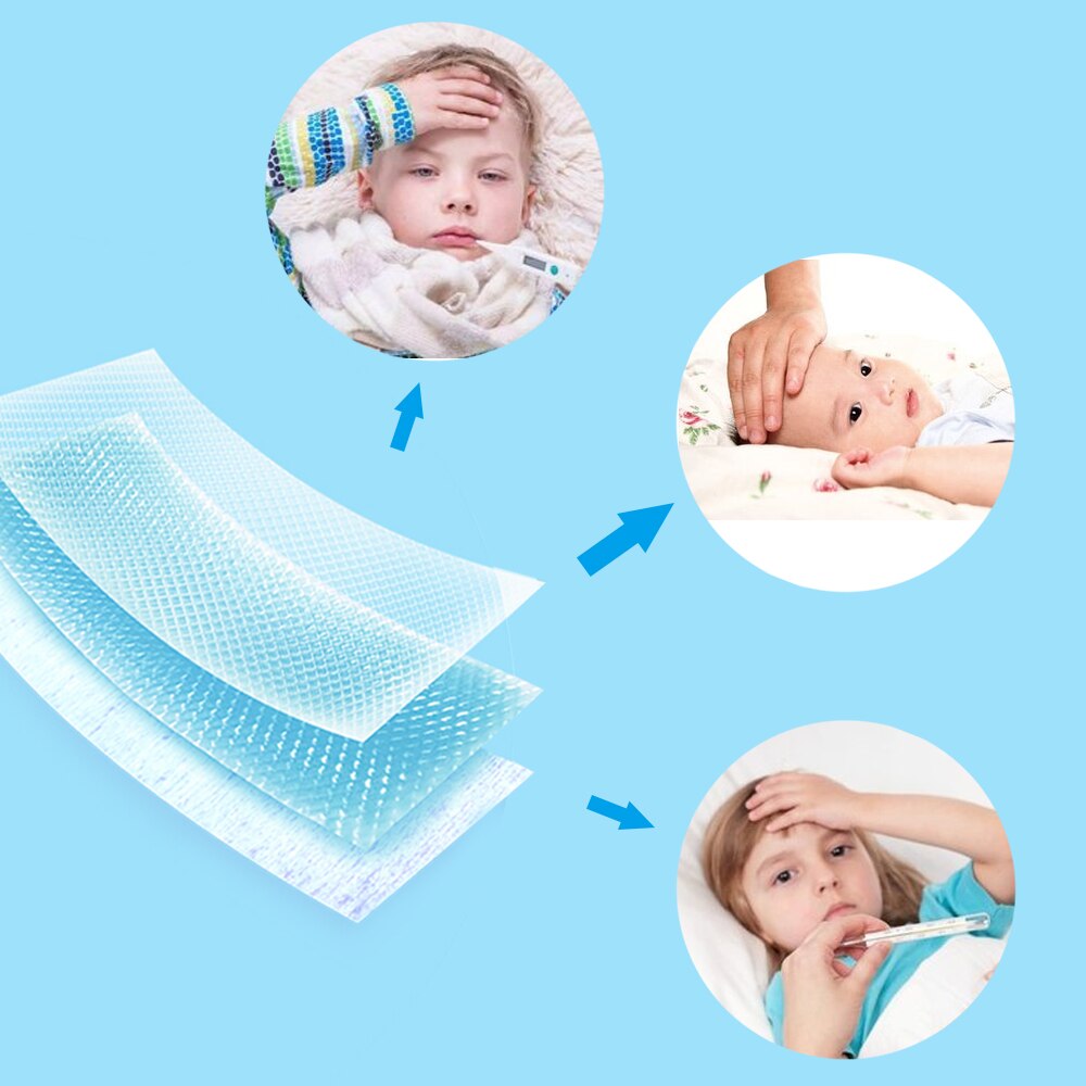 Baby Fever Patch Cooling Gel Sheet for Headache Pain Relief Bring Fever Down Patch Free Shipping K037 7Pcs/box