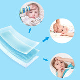 7Pcs/box Baby Fever Patch Cooling Gel Sheet for Headache Pain Relief Bring Fever Down Patch Free Shipping K037