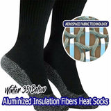 Winter Aluminized Insulation Fibers Heat Socks Keep Feet Warm and Dry Men and Women Aluminum Fiber Sock Gift Christmas 1Pair