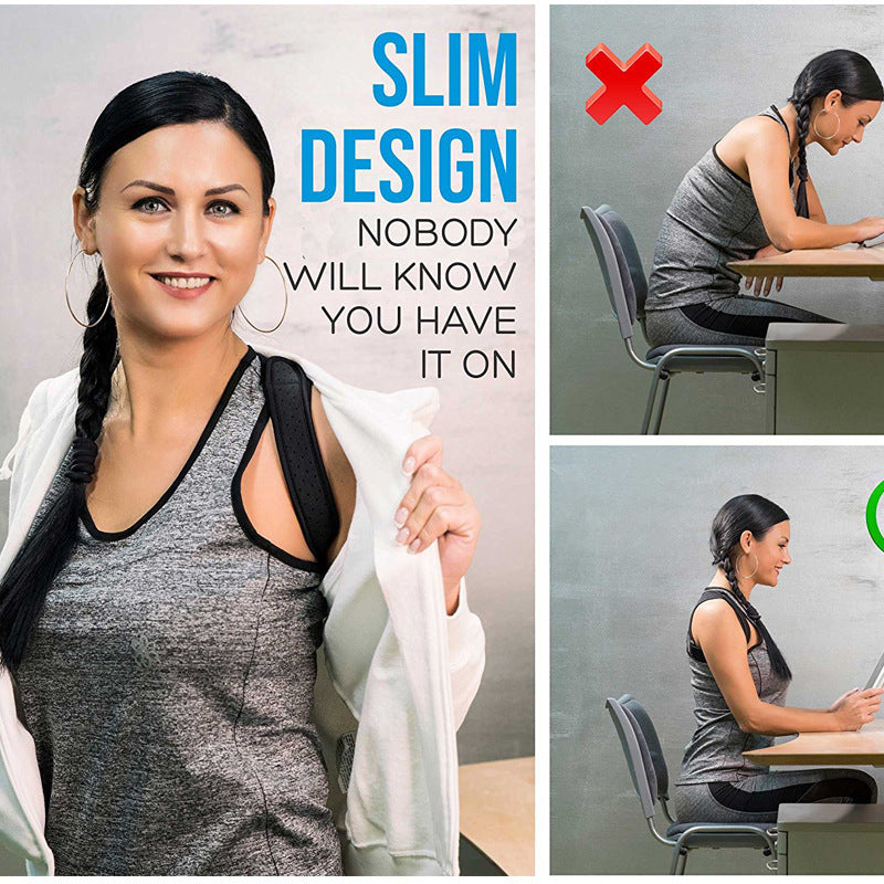 Black Belt Male Female Back Vest Correct Corset Posture Bone Health Care Straightener New Fashion Device Main image
