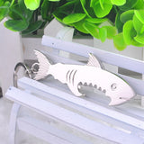 Bottle Opener Alloy Keychain And Opener Creative Fish Keychain 1 pc 2 in 1 Shark Shape Beer Opener Keyring Can Openers