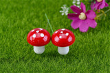 XBJ066 Moss Micro Landscape Ornaments Mushrooms DIY Craft Mini Simulation Assembled Toys Small Ornaments Adornment