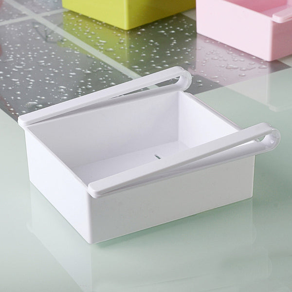 Creative Refrigerator Storage Box Fresh Spacer Layer Storage Rack Drawer Fresh Spacer Sort Kitchen Tool 16.5x15cm