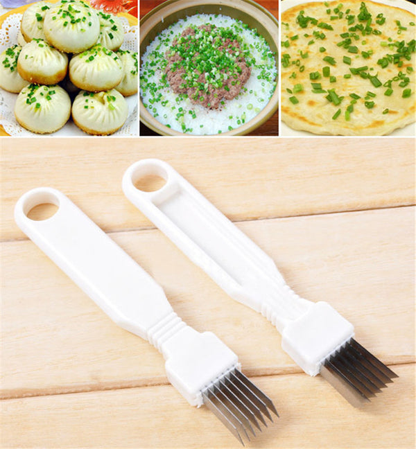 Convenient Onion Knife CutterGraters Slicers Shredder Plastic+Stainless Steel knives With Cover Vegetable Tools