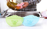 Leaf Shape Rice Wash Sieve Beans Peas strainer Cleaning colander Gadget Rice Washing Device kitchen cooking tools