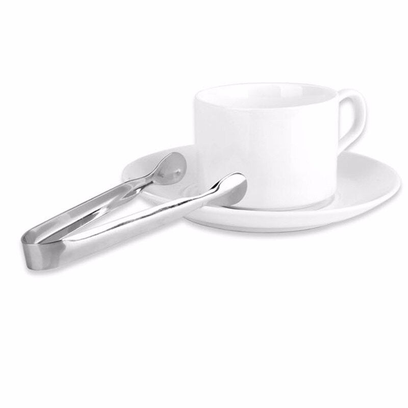 1pc Coffee Sugar Clip Stainless Steel Tweezer Mini Clamp Tong Clips Coffee Ice Cube Little Tea Clips Hot Kitchen Bar Tool Supply