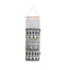 Black white Pattern Cotton Linen Hanging Storage Bag 3 Pockets Wall Mounted Wardrobe Hang Bag Wall Pouch Cosmetic Toys Organizer