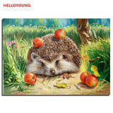Animal world DIY Painting By Numbers Wall Art Picture Canvas Painting Home Decor Acrylic Paint Living Room Home Decoration
