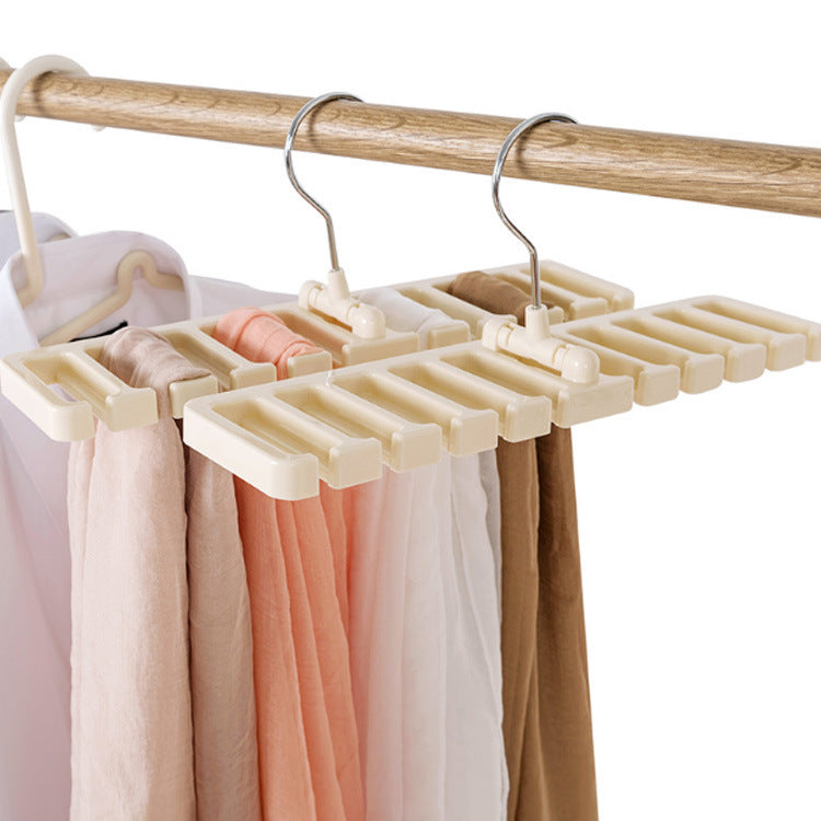 10 Grid Storage Rack Tie Belt Organizer Space Saver Rotating Scarf Ties Hanger Holder Hook Closet Organization Tops Bra Belt Bag
