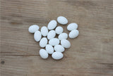 XBJ037 Mini Egg Resin Quail Eggs 12pcs Pigeon Eggs Simulation Mini Bird Egg Dollhouse Moss Micro Landscape Ornaments