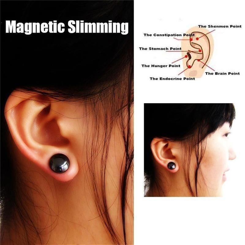 Magnetic Slimming Earrings Slimming Patch Lose Weight Magnetic Health Jewelry Magnet Of Lazy Paste Slim Patch Accessory 1pair