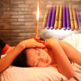 Beewax Ear Candles Quick Therapy Straight Style Ear Care Natural Coning Thermo-Auricular Health Treatment Bee Wax Clean 10pcs