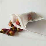 New Tea bags 100 Pcs Lot 5.5 x 7CM Empty Tea Bags With String Heal Seal Filter Paper for Herb Loose Tea bag Clean Health