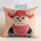 BZ109 Luxury Cushion Cover Pillow Case Home Textiles supplies Lumbar Pillow Mr.cat Pattern decorative throw pillows chair seat