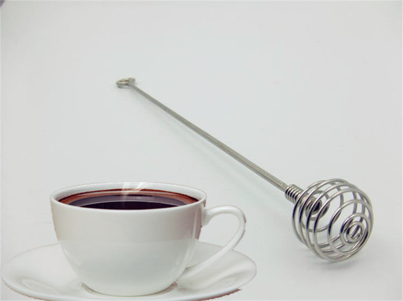 New arrival High Quality Long Handle Stainless steel Honey Bee Stirring Liquid Muddler Juicer Mixer Egg Blender