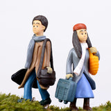 1pair Moss micro landscape decoration Left to right Couple decoration Multi-meat combination potted Small ornaments