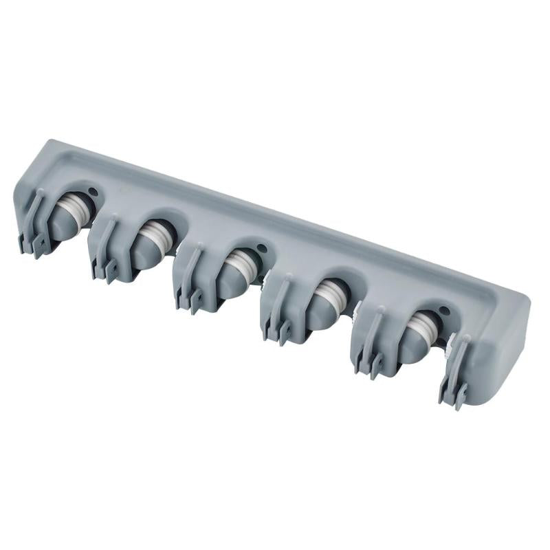 Kitchen Organizer Mop Holder 5/4/3 Position Brush Broom Hanger Storage Rack Household Mop Brush Hanger Kitchen Gadgets