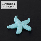 2pcs/lot simulation resin coral aquarium fish tank fish turtle small ornaments mini gift decoration starfish DIY ornaments