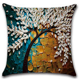 BZ148 Luxury Rich Tree and Flowers Cushion Cover Pillow Case Home Textiles supplies decorative throw pillows chair seat