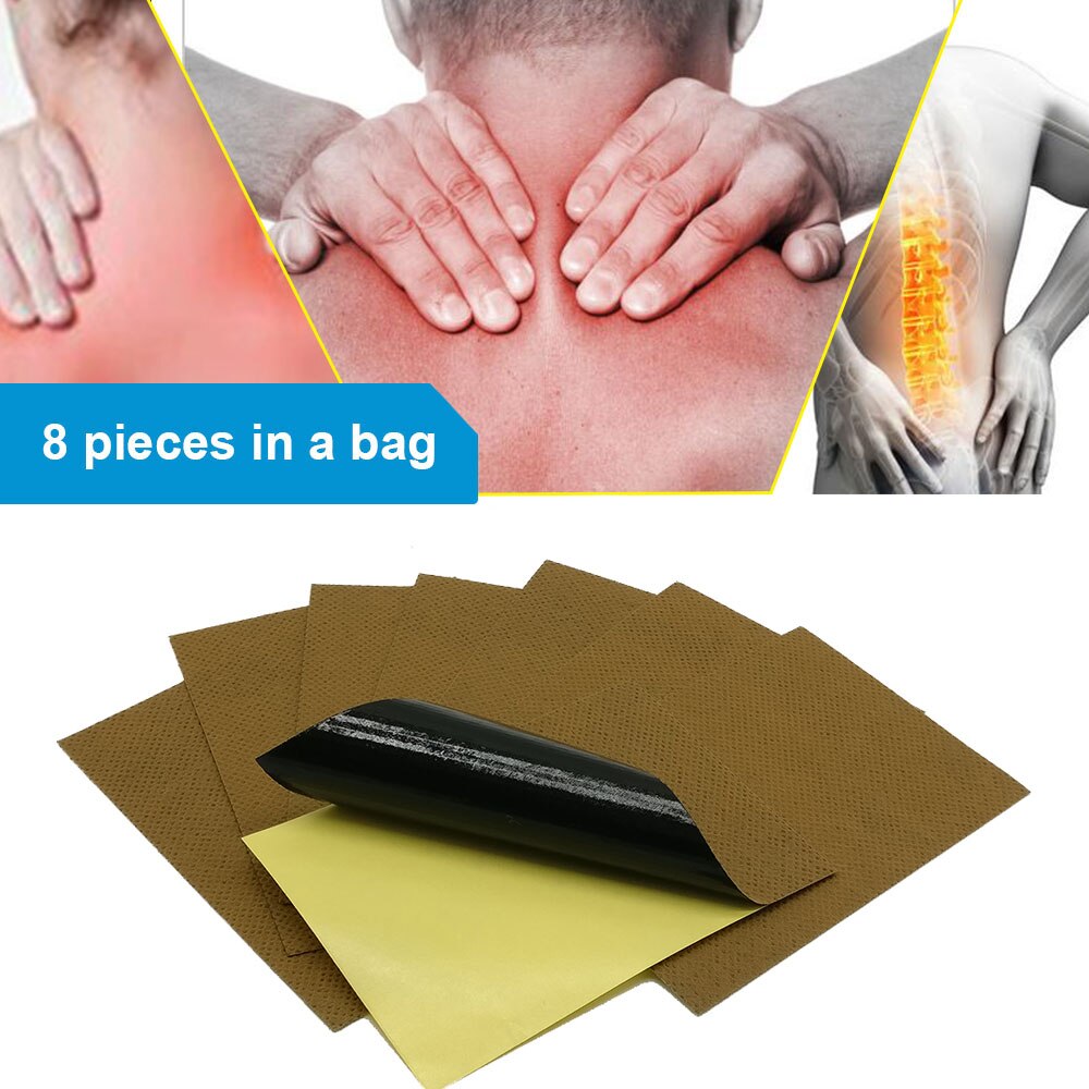 Tiger Balm Chinese Herbs Medical Plaster For Joint Pain Back Neck Curative Plaster knee pads for arthritis Curative 8PCS Main image