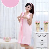 HELLOYOUNG Microfiber Women Sexy Bath Towel Wearable Beach Towel Soft Beach Wrap Skirt Super Absorbent Bath Gown