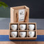 6pcs Hand Painted Ceramic cup set China tea set,Kung Fu Tea Cup Set Travel Tea Bowl Chinese Porcelain Teacup Set Creative Gifts