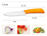 brand high quality kitchen knife ceramic knife set 3" 4" 5" 6" inch + peeler + Transparent Acrylic Stand kitchen