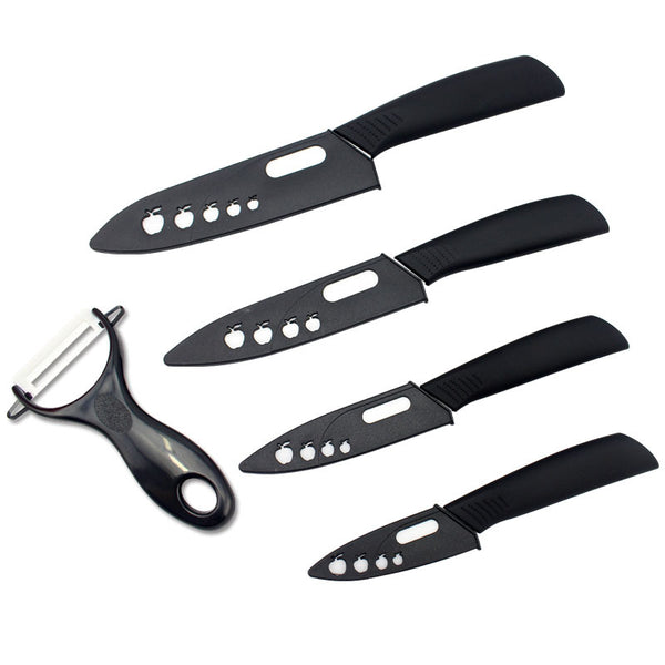 Brand top quality Christmas present Zirconia Ceramic Knife set 3" 4" 5" 6" inch+ Peeler+Covers fruit knife set