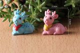 XBJ157 Mini 6pcs Sika deer decoration supplies moss micro landscape deco  Garden deco Creative handicrafts